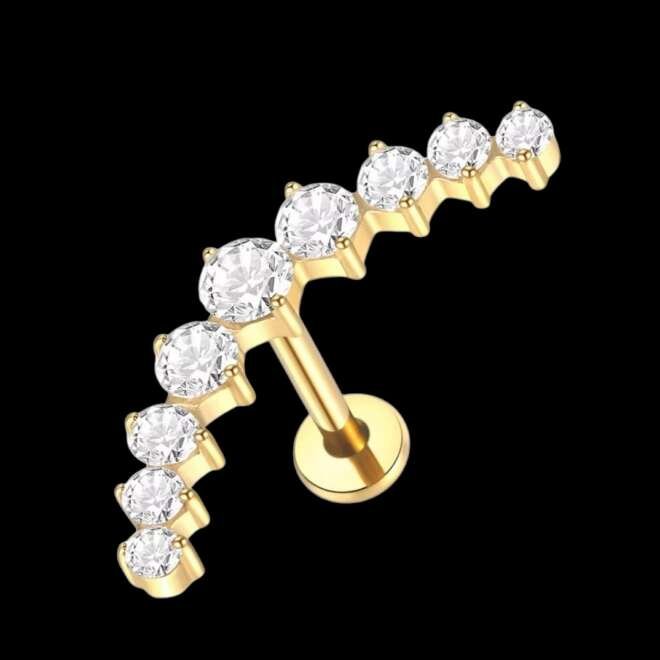 Arc Cluster Crystal Piercing